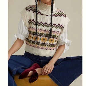 Anthropologie Sweater Vest